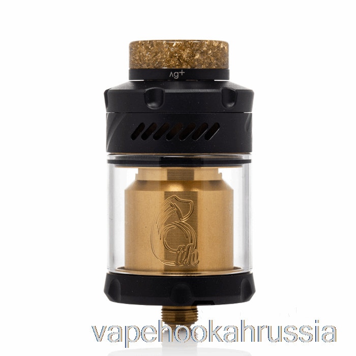 вейп сок Hellvape Dead Rabbit V3 25 мм RTA [6th Anni] черное золото